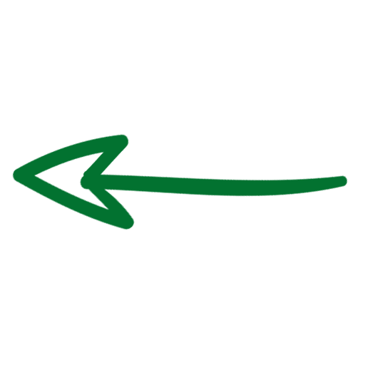 green arrow pointing